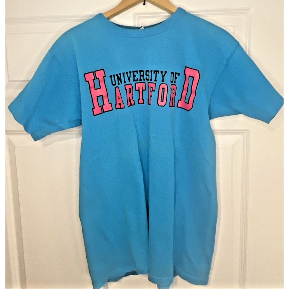 Champion Heavyweight T‑Shirt Made in USA RN26094 University of Hartford Vintage